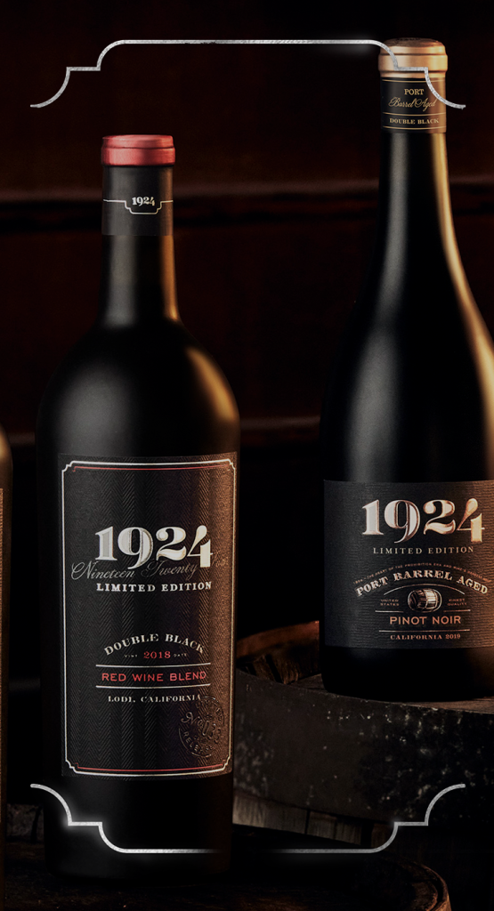 Two bottles of 1924 wines