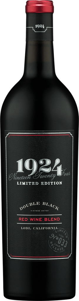 Bottle of 1924 Double Black Red Wine Blend