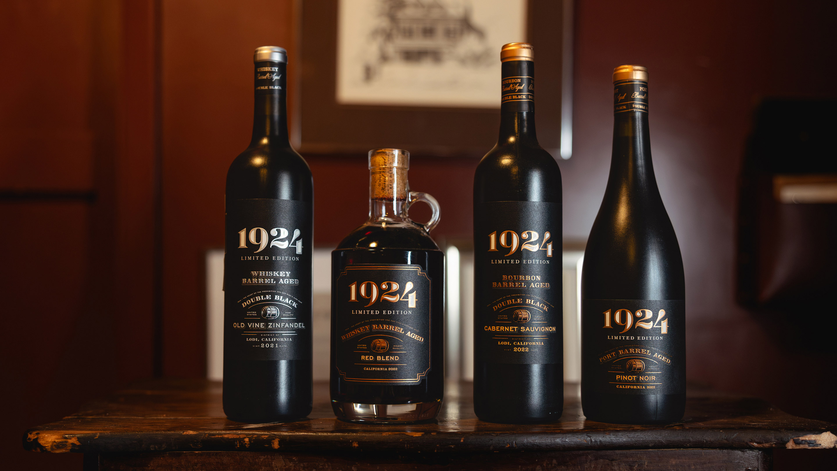 1924 family lineup of wines