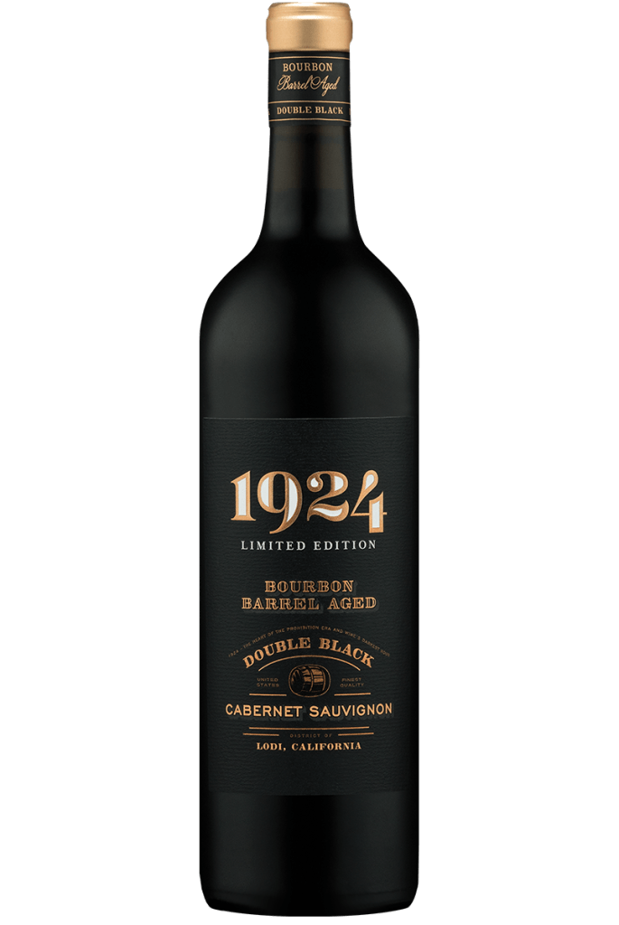 A bottle of 1924 Bourbon Barrel Aged Cabernet Sauvignon