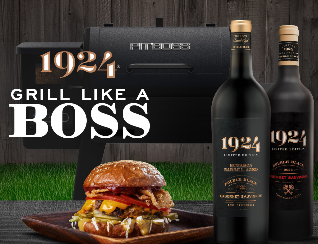 1924 Grill Like a Boss, featuring PitBoss grills and 1924 wines
